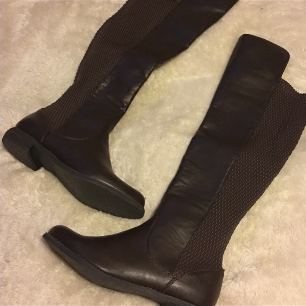 Women’s ShoeDazzle Over The Knee Brown Boots